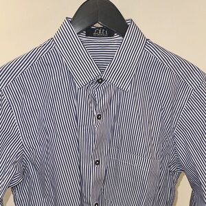 Men's Blue Striped Shirt